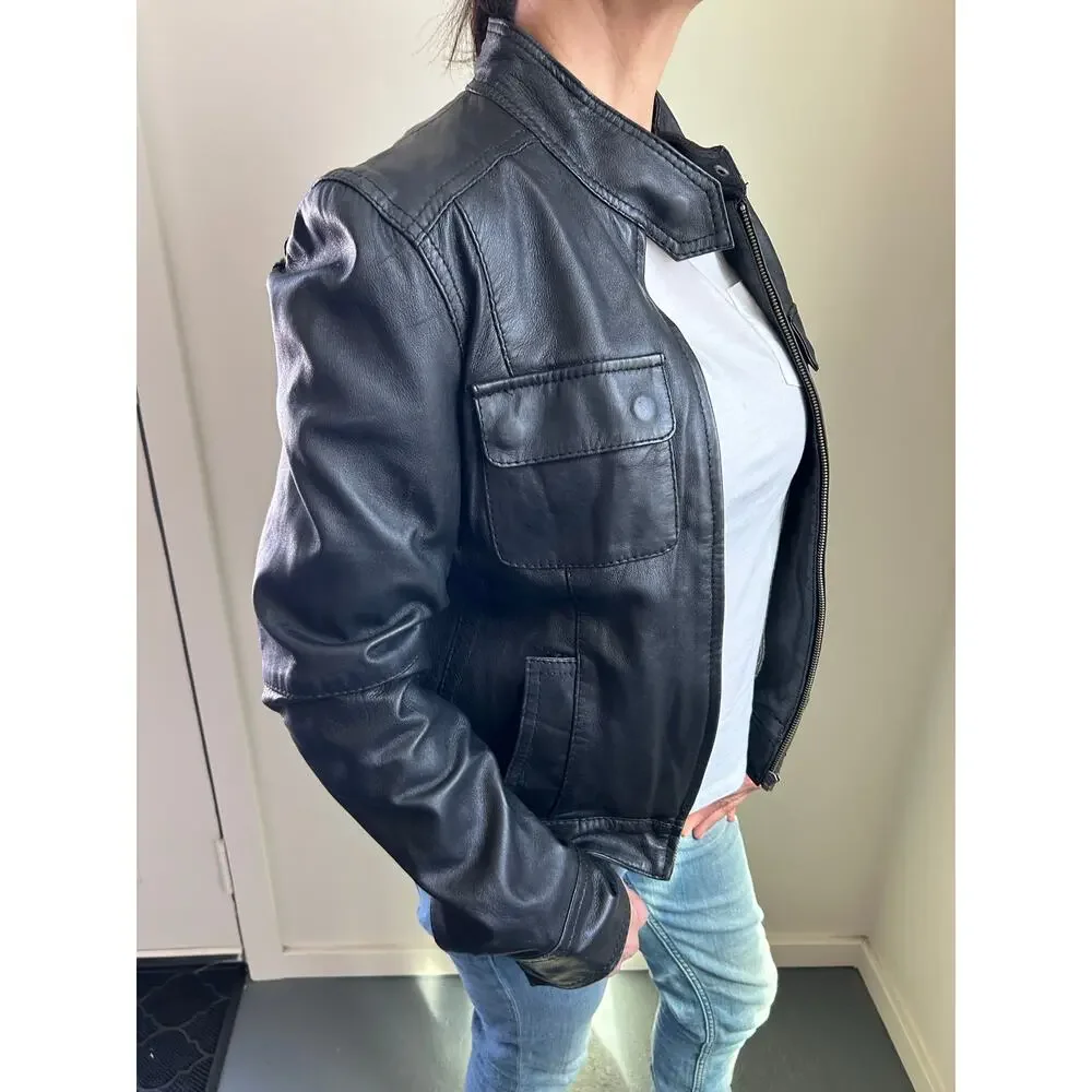 Members Only Leather Jacket - Picture 2 of 7